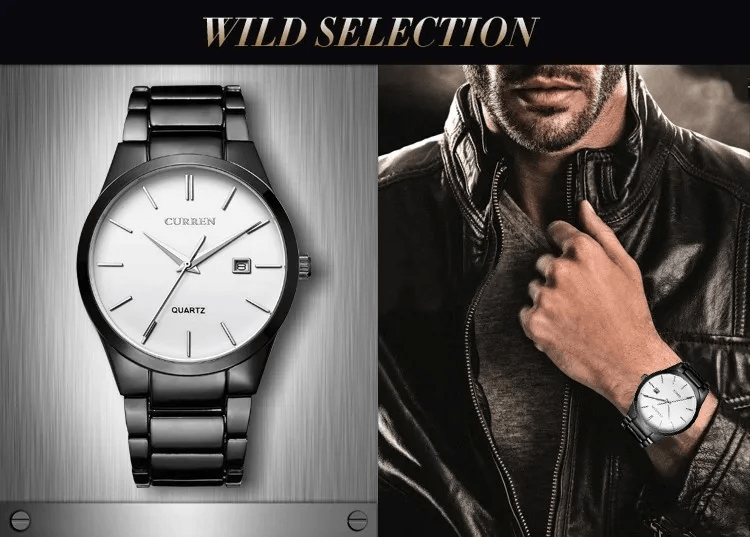 CURREN Steel Commando Elegance Watch - Ofertas fluxo