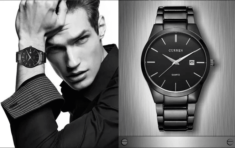 CURREN Steel Commando Elegance Watch - Ofertas fluxo