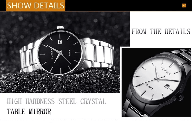 CURREN Steel Commando Elegance Watch - Ofertas fluxo