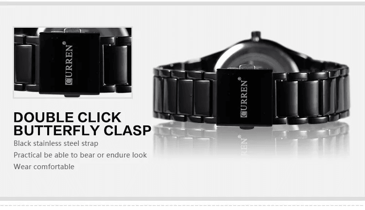 CURREN Steel Commando Elegance Watch - Ofertas fluxo
