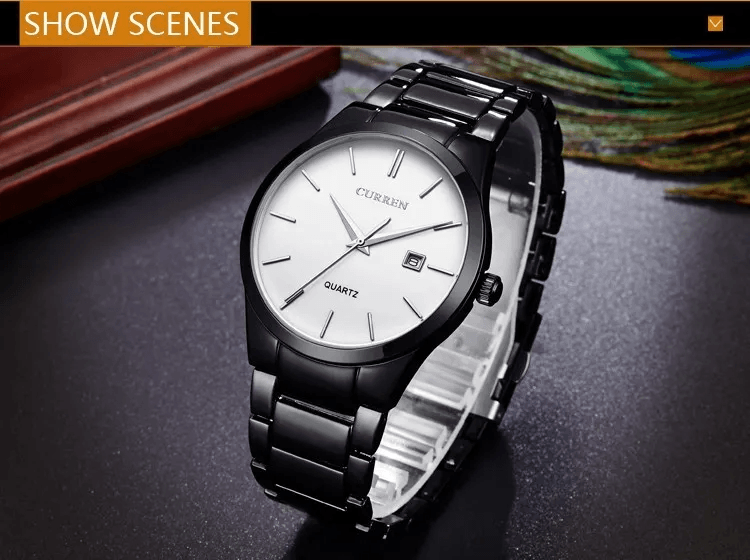 CURREN Steel Commando Elegance Watch - Ofertas fluxo