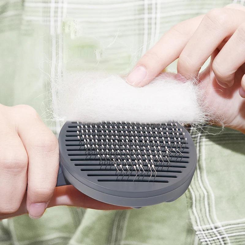 New Pet Cat Brush Massage Tool Dog Brush For Long Hair Grooming Cat Products For Pet Comb Anti Pulgas Dogs Kitten Accessories - Ofertas fluxo