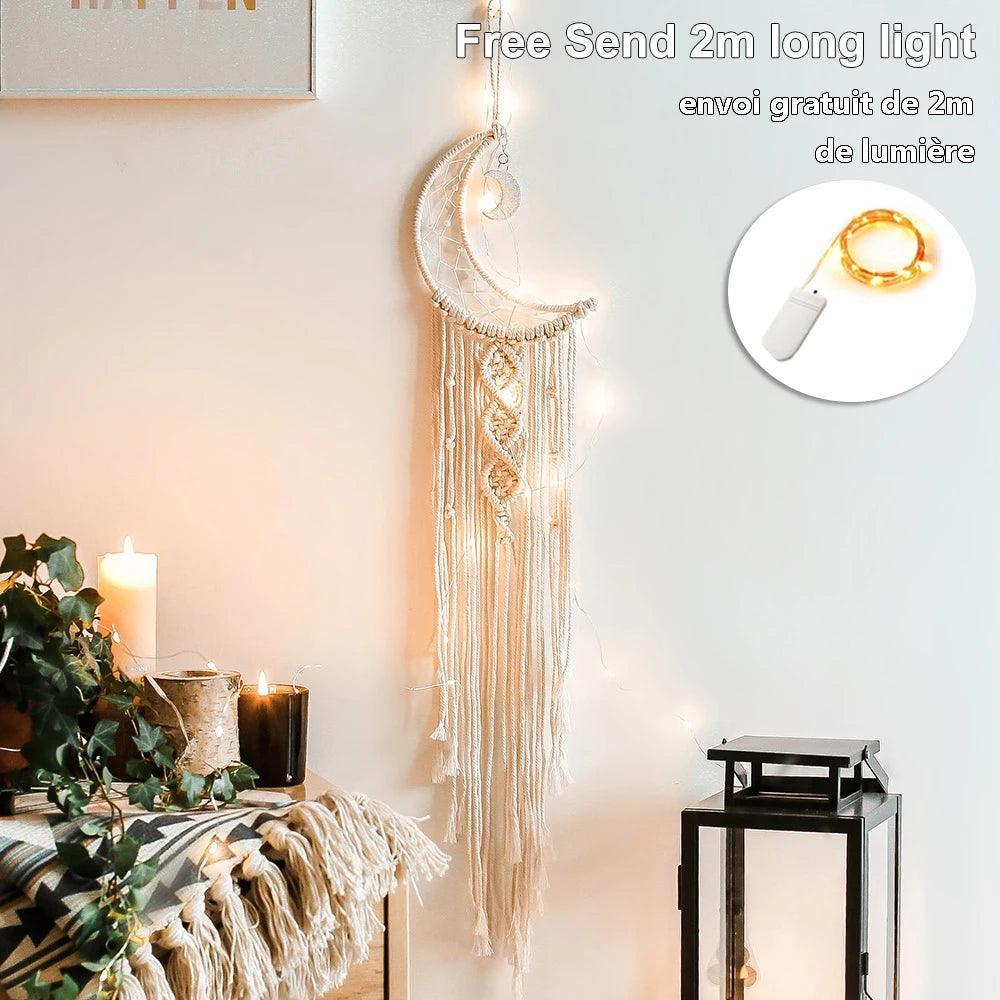 baby dream catcher nordic style decor nordic decoration home children's room decoration nursery decor=wind chimes dreamcatcher - Ofertas fluxo