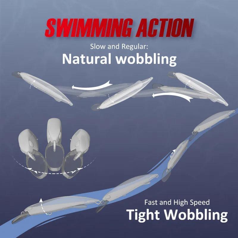 Isca Artificial Noeby Minnow Afundante Pesca Oceânica - Ofertas fluxo