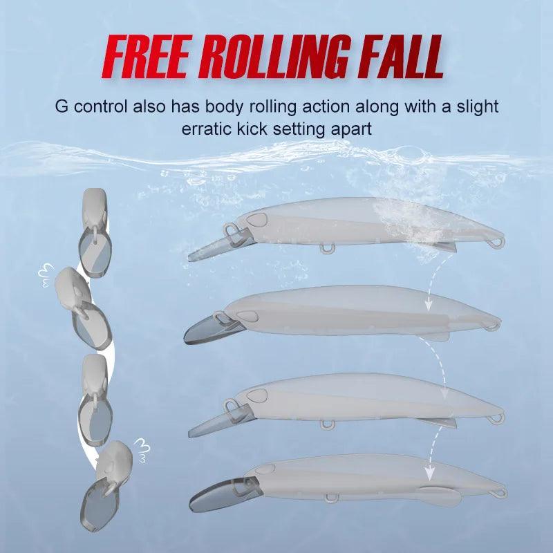 Isca Artificial Noeby Minnow Afundante Pesca Oceânica - Ofertas fluxo