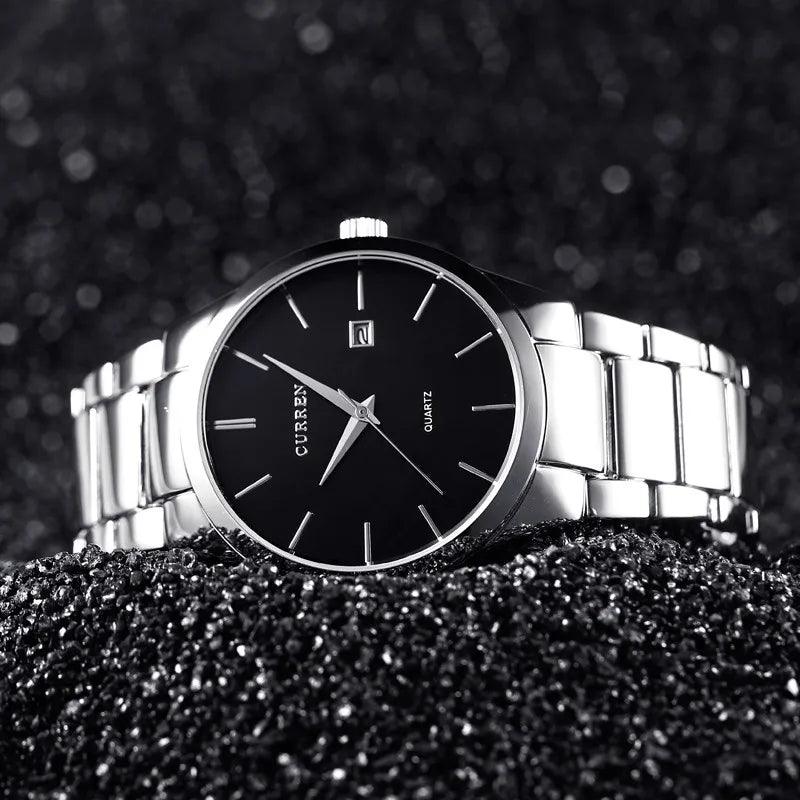 CURREN Steel Commando Elegance Watch - Ofertas fluxo