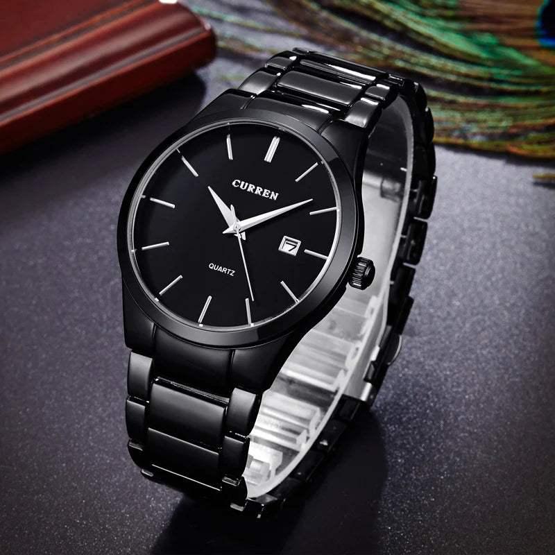 CURREN Steel Commando Elegance Watch - Ofertas fluxo