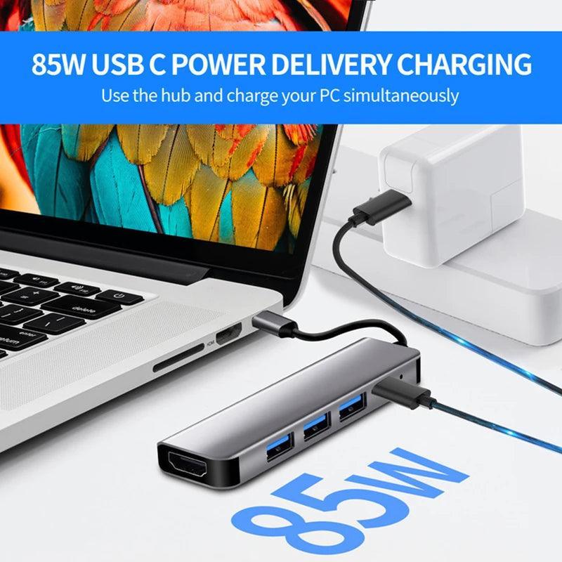 RankHub Pro - Estação USB-C para HDMI 4K - Ofertas fluxo