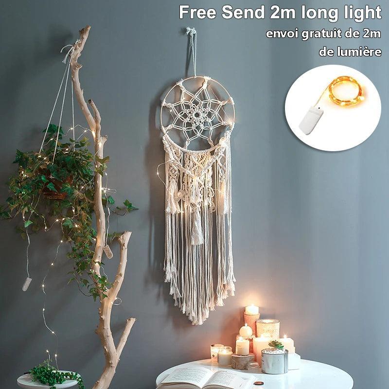 baby dream catcher nordic style decor nordic decoration home children's room decoration nursery decor=wind chimes dreamcatcher - Ofertas fluxo