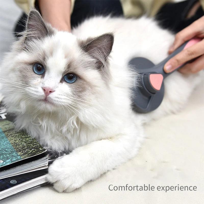 New Pet Cat Brush Massage Tool Dog Brush For Long Hair Grooming Cat Products For Pet Comb Anti Pulgas Dogs Kitten Accessories - Ofertas fluxo
