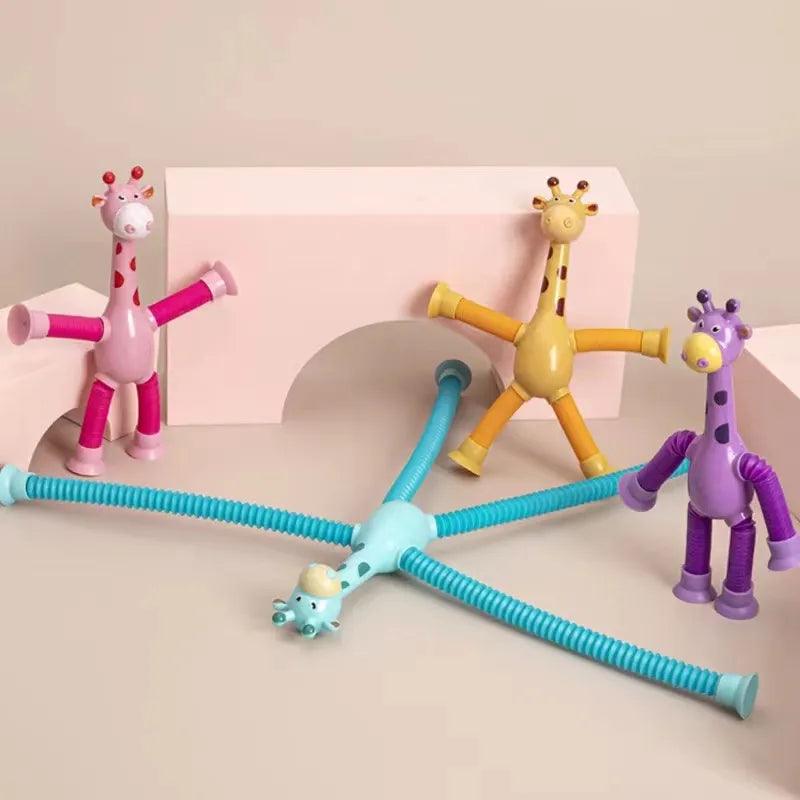 Brinquedo Sensorial Girafa Telescópica - Ofertas fluxo