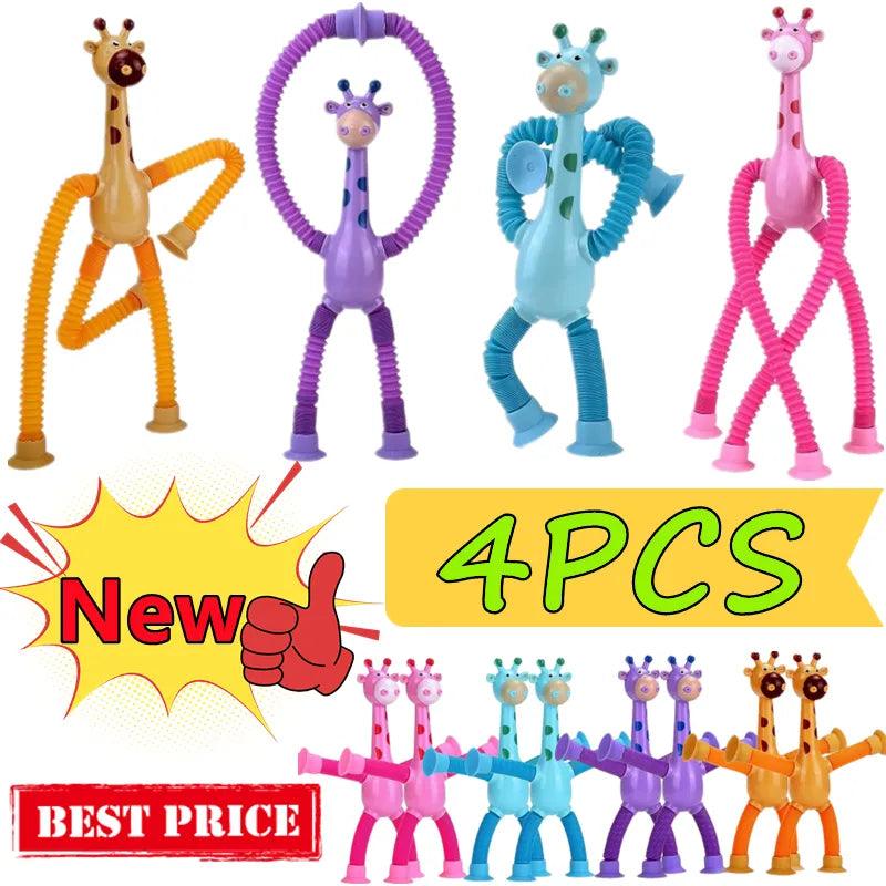 Brinquedo Sensorial Girafa Telescópica - Ofertas fluxo