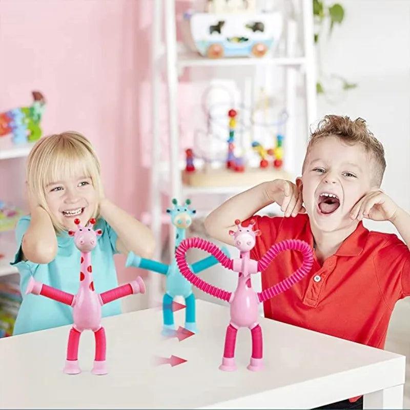 Brinquedo Sensorial Girafa Telescópica - Ofertas fluxo