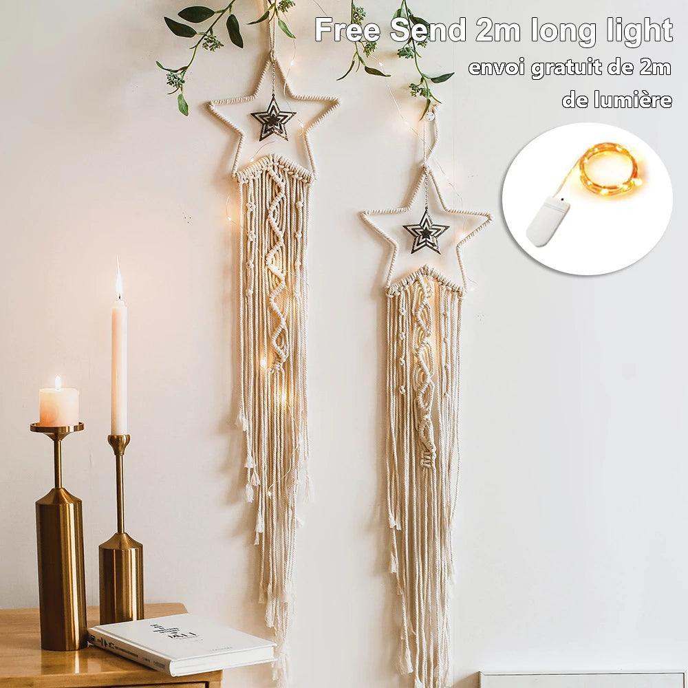 baby dream catcher nordic style decor nordic decoration home children's room decoration nursery decor=wind chimes dreamcatcher - Ofertas fluxo
