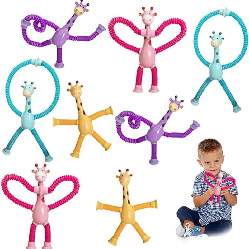 Brinquedo Sensorial Girafa Telescópica - Ofertas fluxo