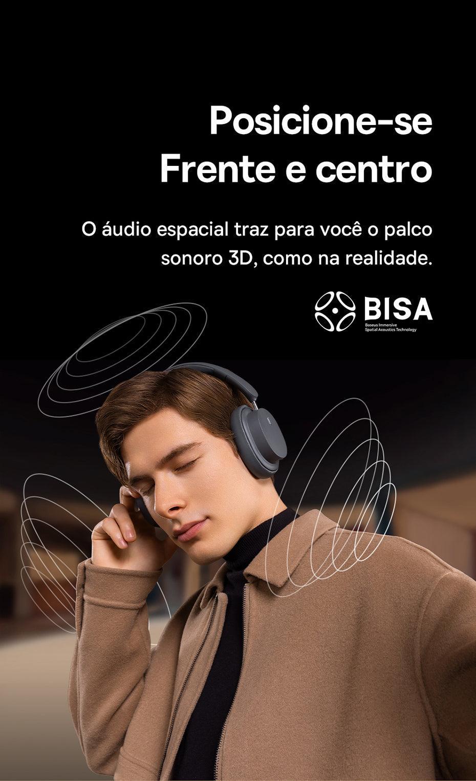 Baseus Bowie D05 Fone de Ouvido Sem Fio Bluetooth 5.3 - Ofertas fluxo
