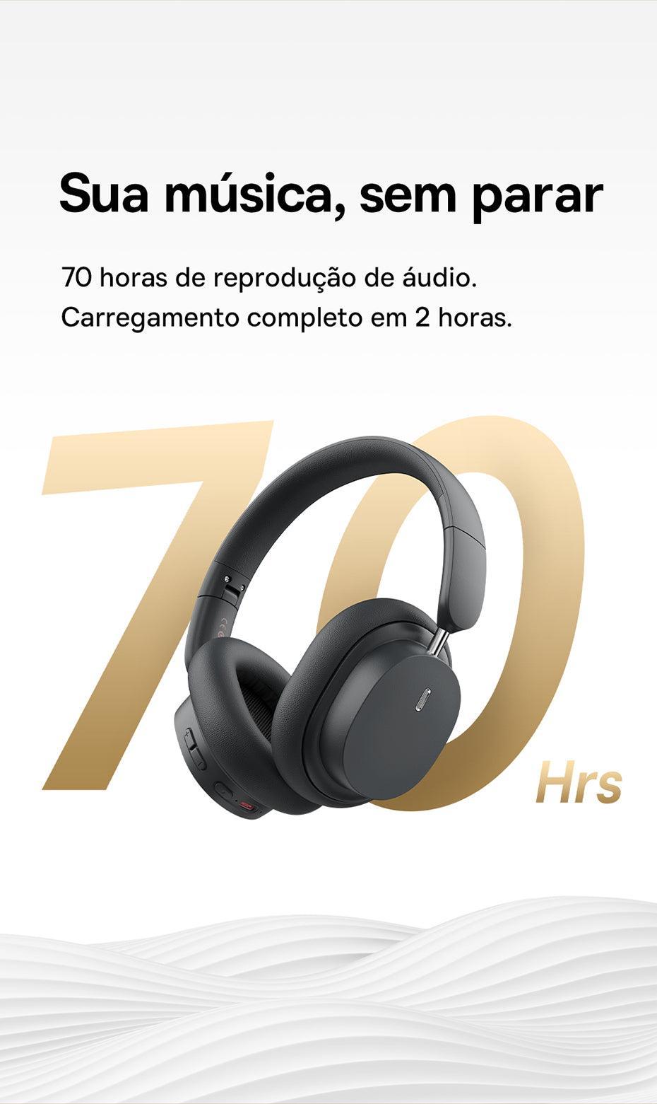 Baseus Bowie D05 Fone de Ouvido Sem Fio Bluetooth 5.3 - Ofertas fluxo