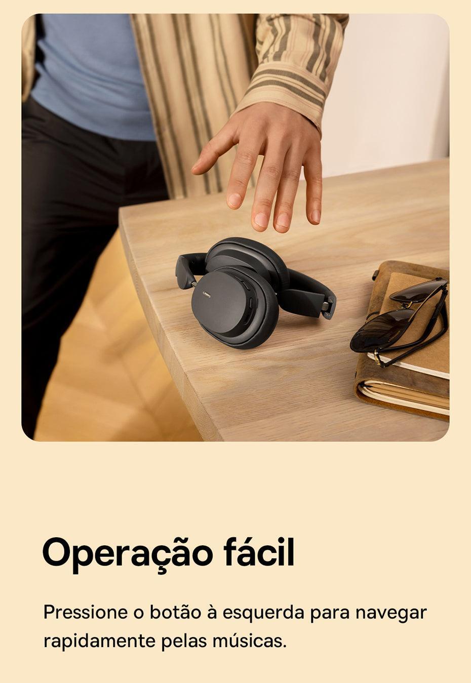 Baseus Bowie D05 Fone de Ouvido Sem Fio Bluetooth 5.3 - Ofertas fluxo
