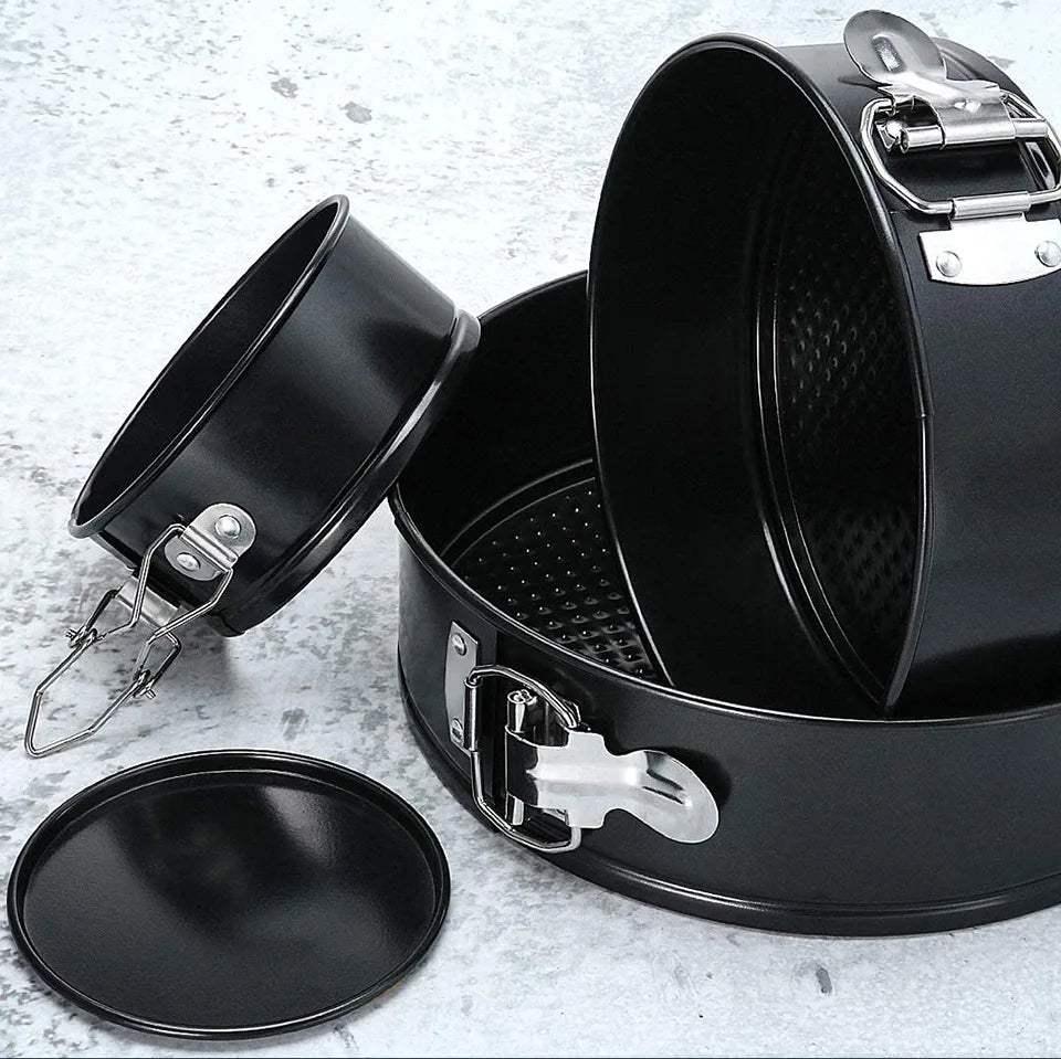 Conjunto de Moldes de Aço Carbono para Bolos - Série Profissional - Ofertas fluxo