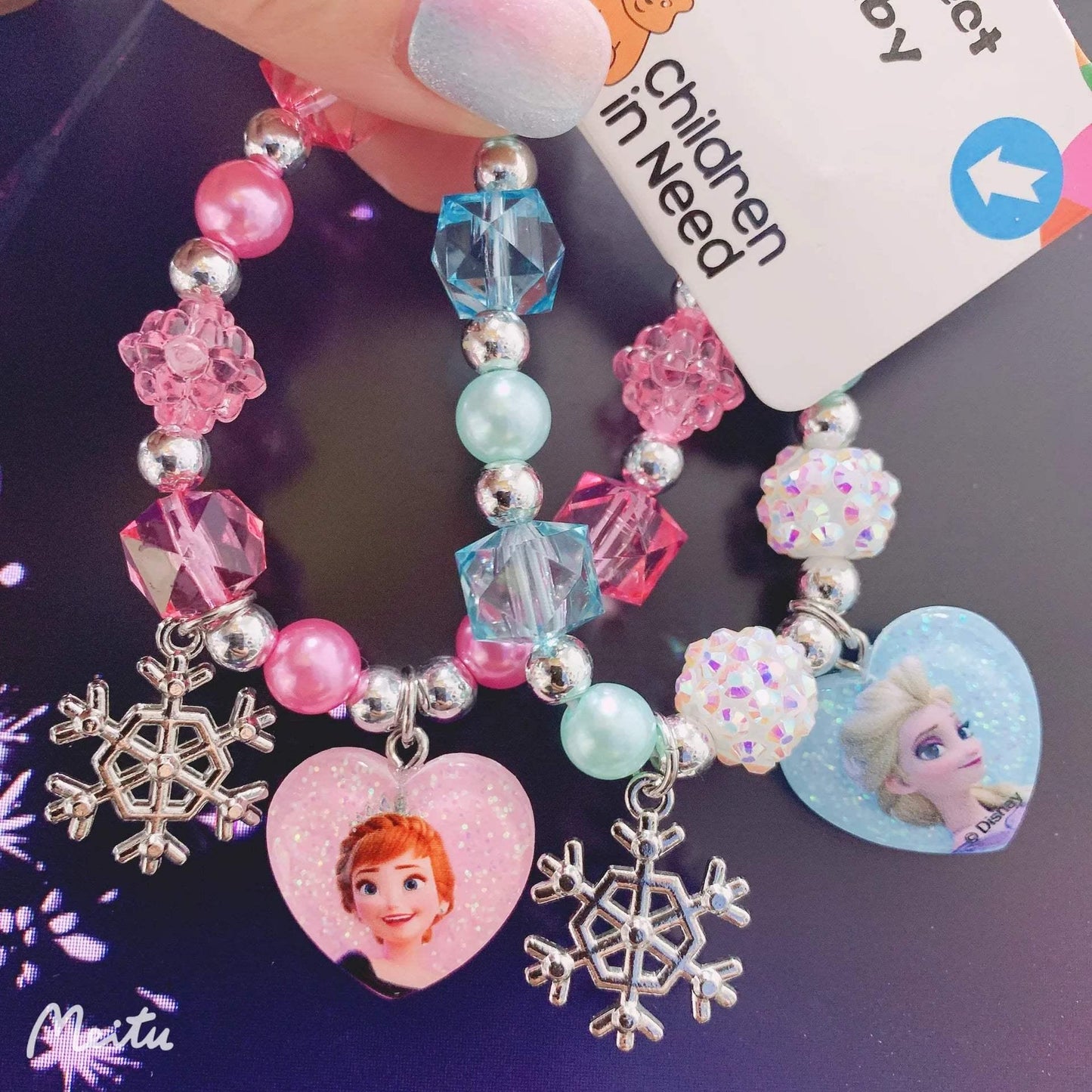 Conjunto de Pulseiras Frozen Encantadas - Ofertas fluxo