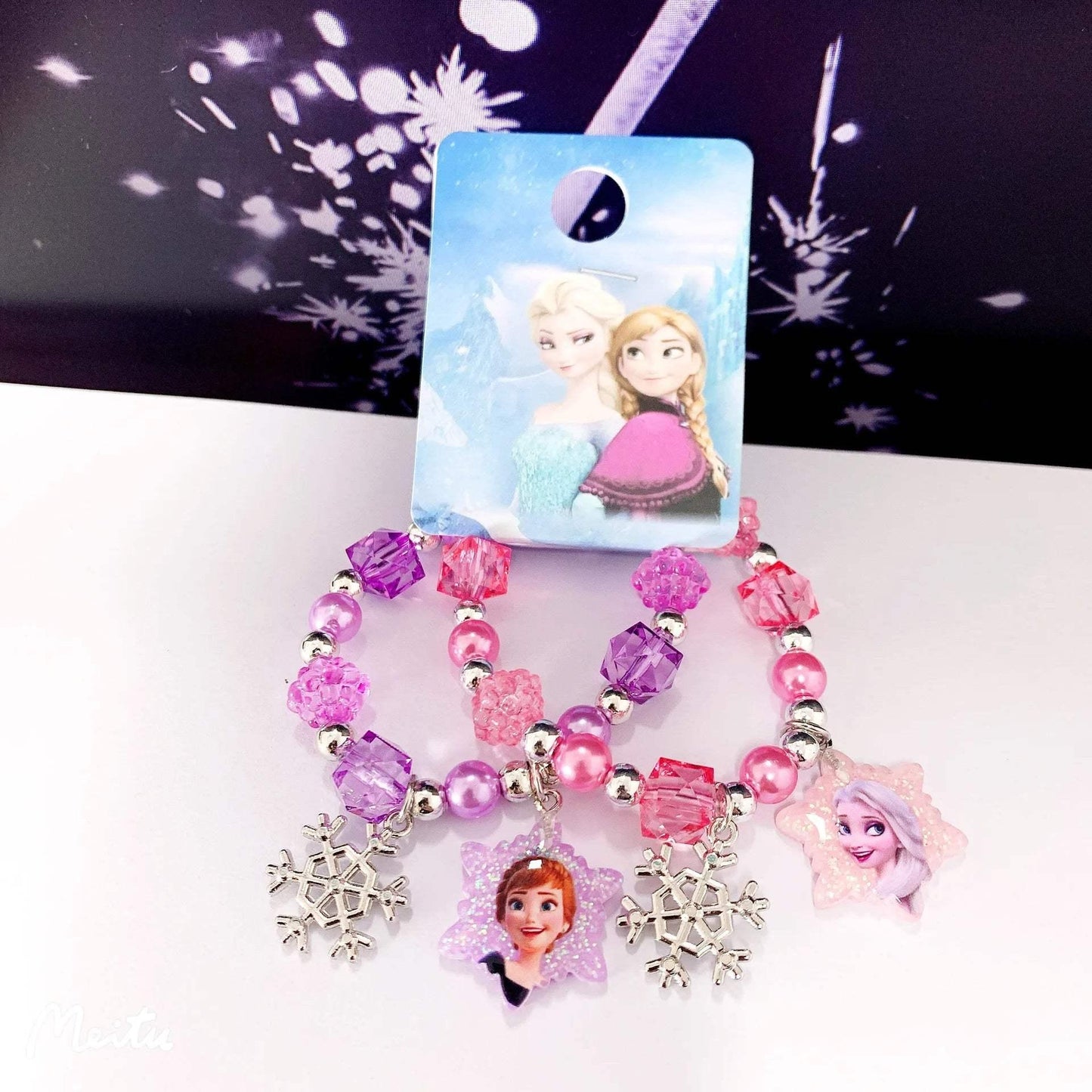 Conjunto de Pulseiras Frozen Encantadas - Ofertas fluxo