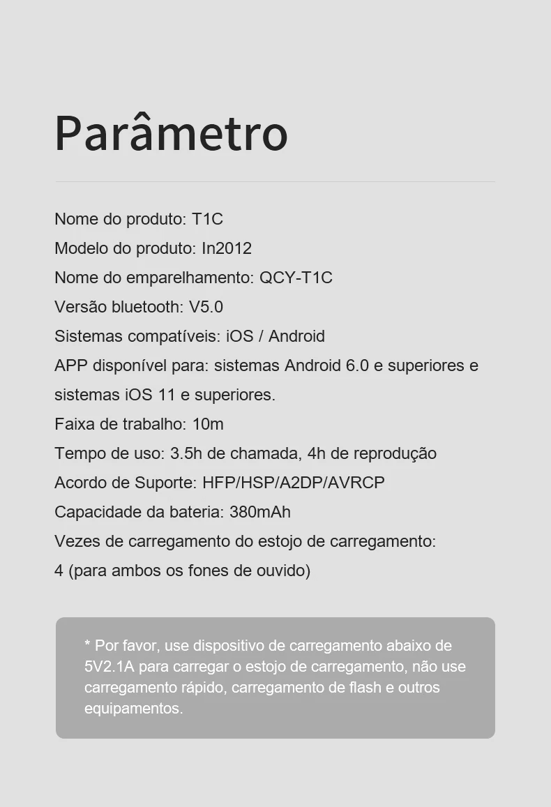 QCY T1C - Ofertas fluxo 