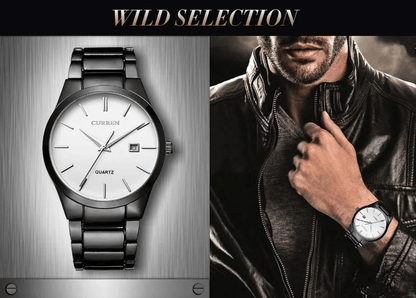 CURREN Steel Commando Elegance Watch - Ofertas fluxo 