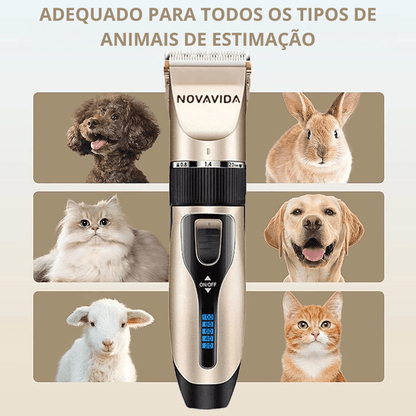 Máquina de Tosa Pet POSH PETS™ Ultra-Silenciosa | Para Cachorro e Gato - Ofertas fluxo 