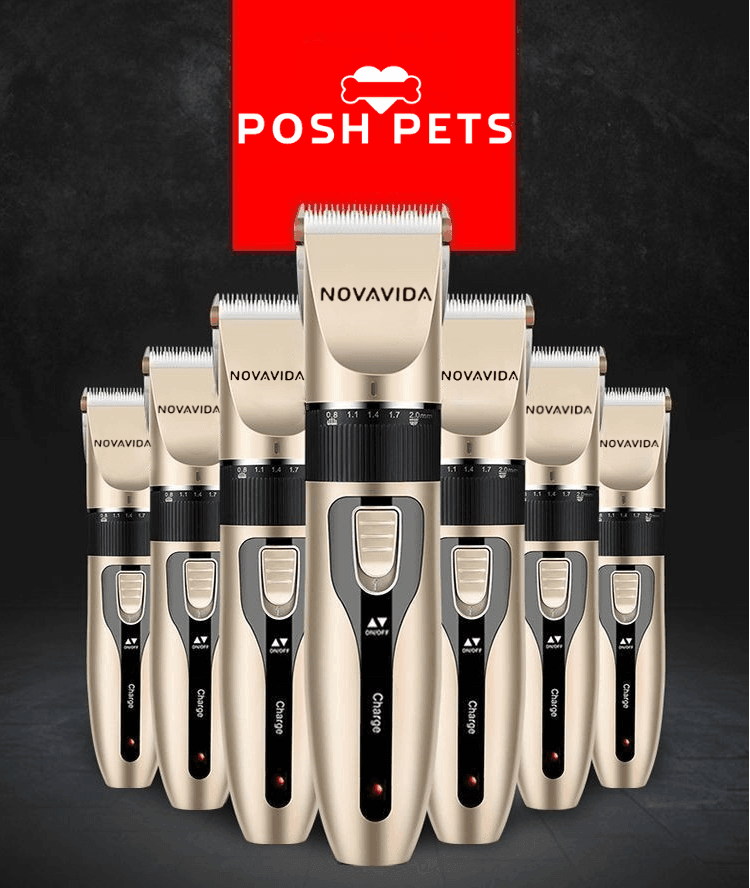 Máquina de Tosa Pet POSH PETS™ Ultra-Silenciosa | Para Cachorro e Gato - Ofertas fluxo 