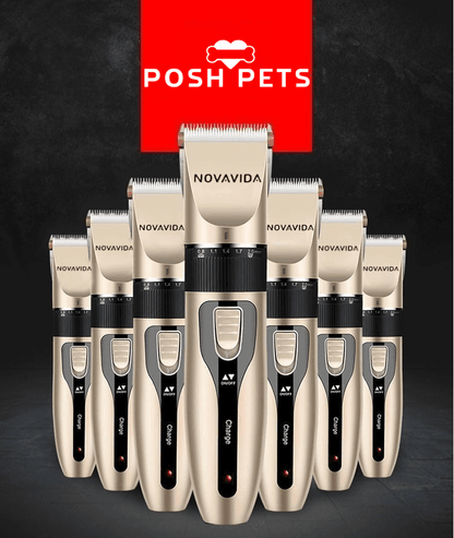Máquina de Tosa Pet POSH PETS™ Ultra-Silenciosa | Para Cachorro e Gato - Ofertas fluxo 