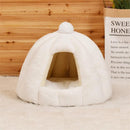 Pet Cat Dog Cute House Bed Mat Warm Soft Removeable Kennel Nest Pet Basket Tyteps Funny Fruit Pumpkin House For Cat Dog House - Ofertas fluxo 