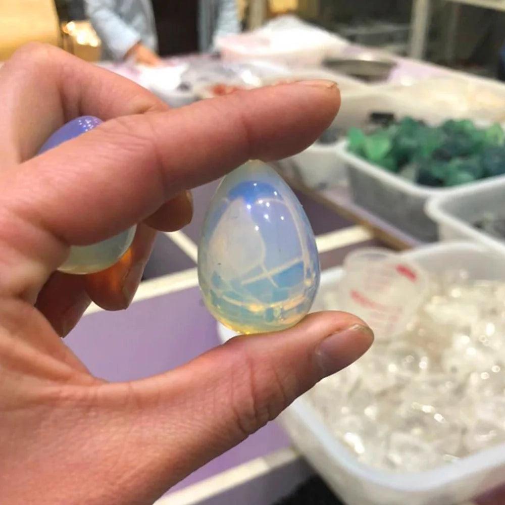 Opal Harmony Crystal Egg - 1.2 Inches - Ofertas fluxo 