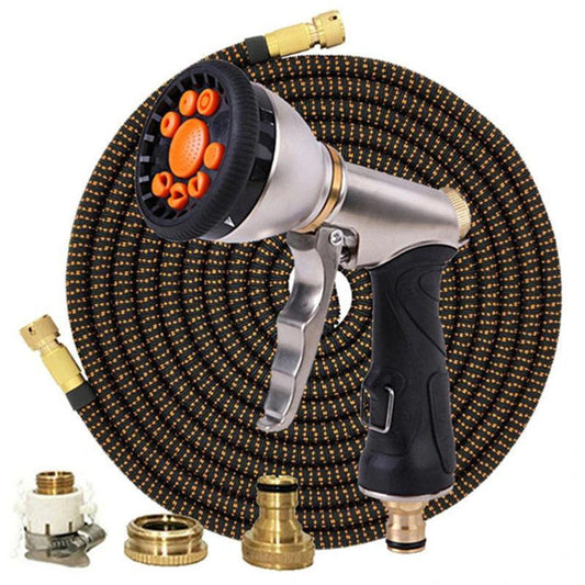 Lightweight And Wear-Resistant Garden Watering Hose Latex Telescopic Magic Hose High Pressure Car Wash Water Gun Hose Watering - Ofertas fluxo 