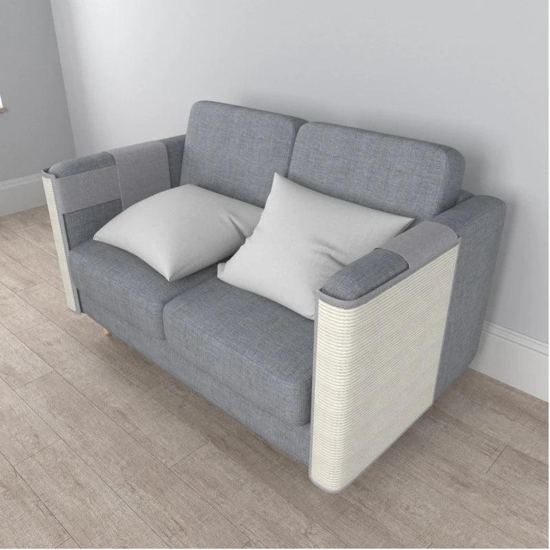 PawPal Sisal Bliss: Protetor de Sofá e Arranhador para Gatos em Sisal Natural - Ofertas fluxo 