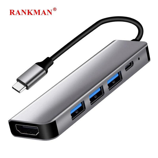 RankHub Pro - Estação USB-C para HDMI 4K - Ofertas fluxo 