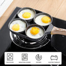 Four-hole Frying Pot Pan Thickened Omelet Pan Non-stick Egg Pancake Steak Pan Cooking Egg Ham Pans Breakfast Maker Cookware - Ofertas fluxo 