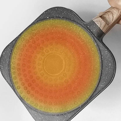 Four-hole Frying Pot Pan Thickened Omelet Pan Non-stick Egg Pancake Steak Pan Cooking Egg Ham Pans Breakfast Maker Cookware - Ofertas fluxo 
