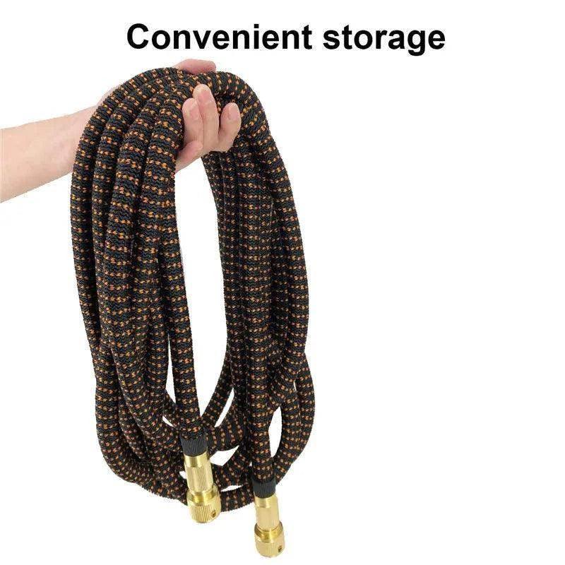 Lightweight And Wear-Resistant Garden Watering Hose Latex Telescopic Magic Hose High Pressure Car Wash Water Gun Hose Watering - Ofertas fluxo 