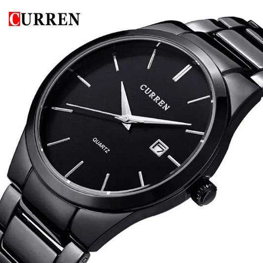 CURREN Steel Commando Elegance Watch - Ofertas fluxo 