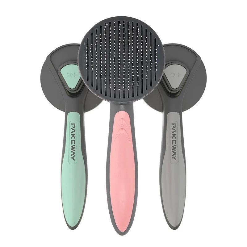 New Pet Cat Brush Massage Tool Dog Brush For Long Hair Grooming Cat Products For Pet Comb Anti Pulgas Dogs Kitten Accessories - Ofertas fluxo 