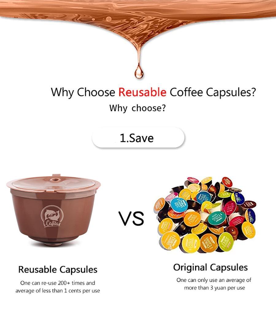 Cápsula Reutilizável iCafilas para Dolce Gusto - Ofertas fluxo 