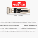 Máquina de Tosa Pet POSH PETS™ Ultra-Silenciosa | Para Cachorro e Gato - Ofertas fluxo 