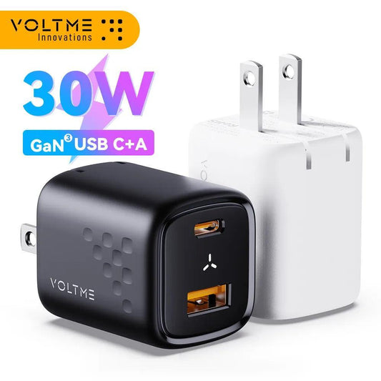 VOLTME GaN III - Carregador USB-C de 30W - Ofertas fluxo 