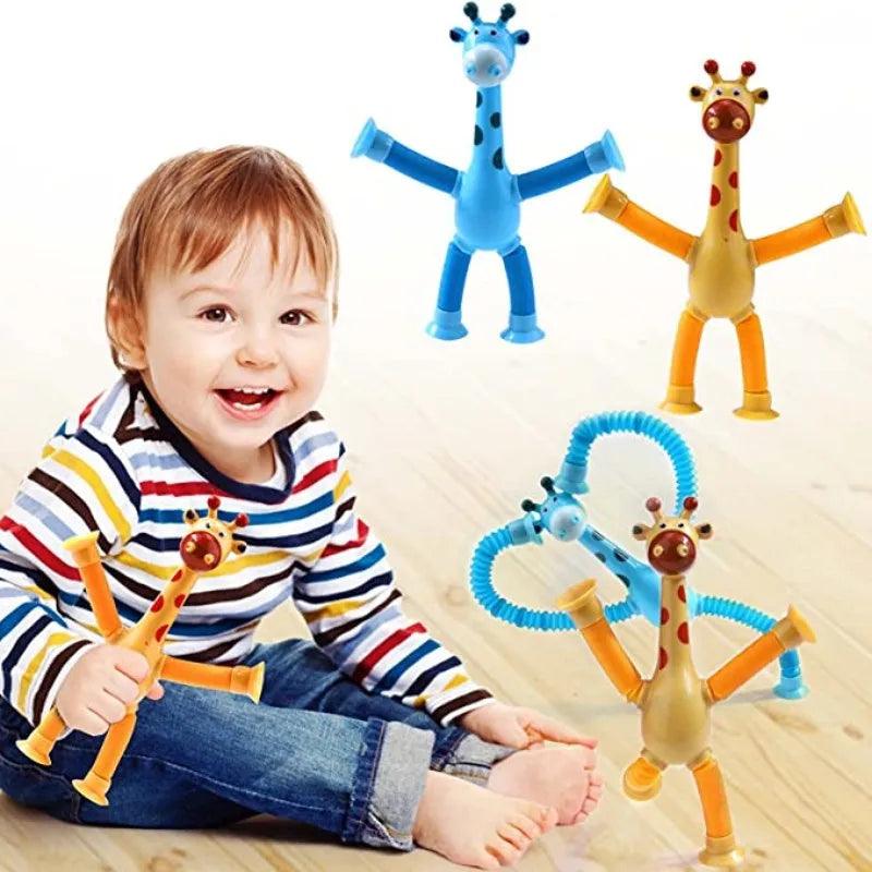 Brinquedo Sensorial Girafa Telescópica - Ofertas fluxo 