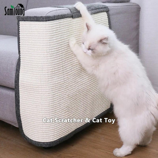 PawPal Sisal Bliss: Protetor de Sofá e Arranhador para Gatos em Sisal Natural - Ofertas fluxo 