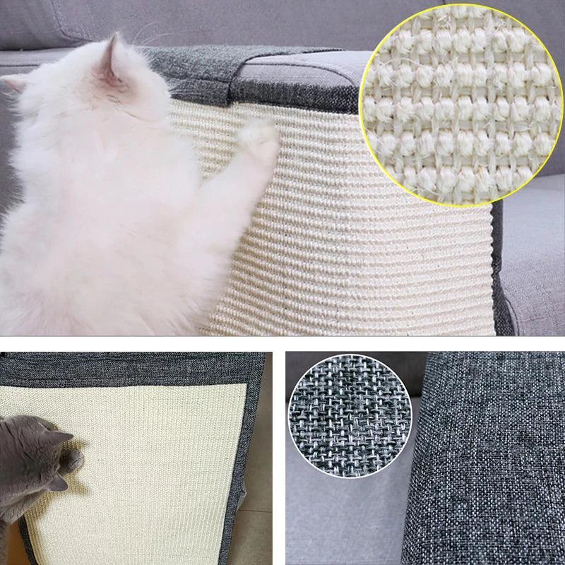 PawPal Sisal Bliss: Protetor de Sofá e Arranhador para Gatos em Sisal Natural - Ofertas fluxo 
