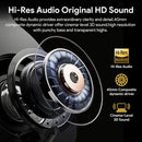 QCY H3 ANC Wireless Headphones Bluetooth 5.4 Hi-Res Audio Over Ear Headset 43dB Hybrid Active Noise Cancellation Earphones 60H - Ofertas fluxo 