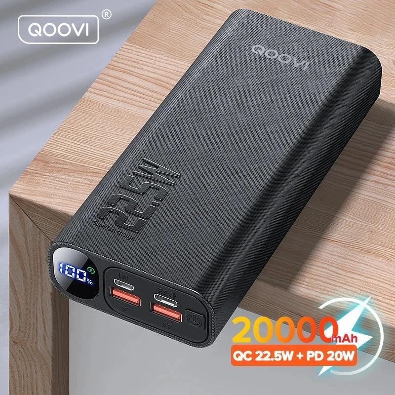 QOOVI PowerBoost 20 - Carregador Portátil de 20.000mAh - Ofertas fluxo 