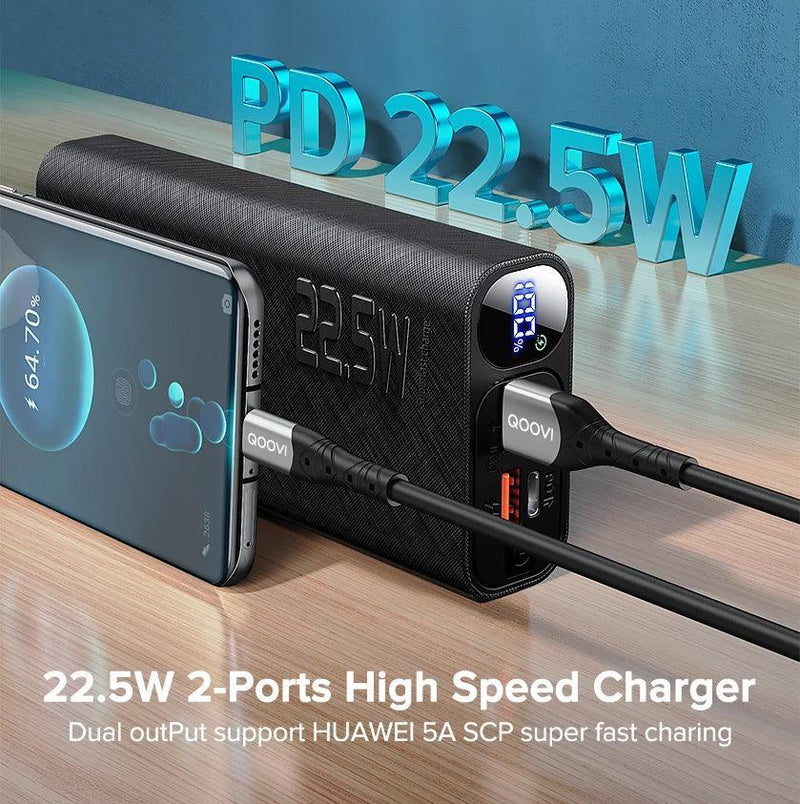 QOOVI PowerBoost 20 - Carregador Portátil de 20.000mAh - Ofertas fluxo 