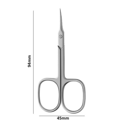 Tesoura de Cutícula com Ponta Curva em Aço Inoxidável - Ofertas fluxo 